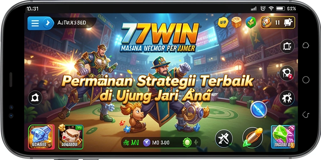 Tampilan gameplay 77WIN yang seru dan penuh strategi.