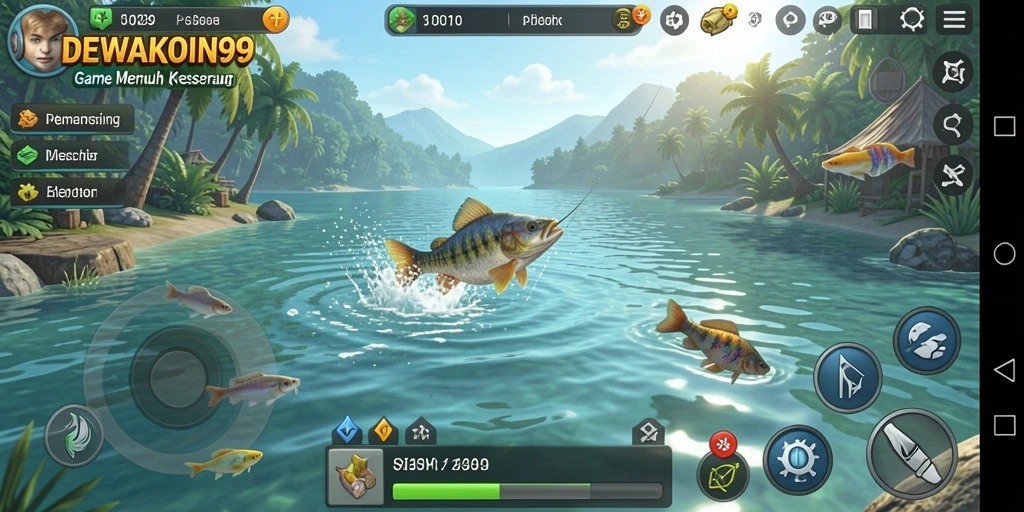Tampilan gameplay DEWAKOIN99 yang menegangkan dan mengasyikkan.