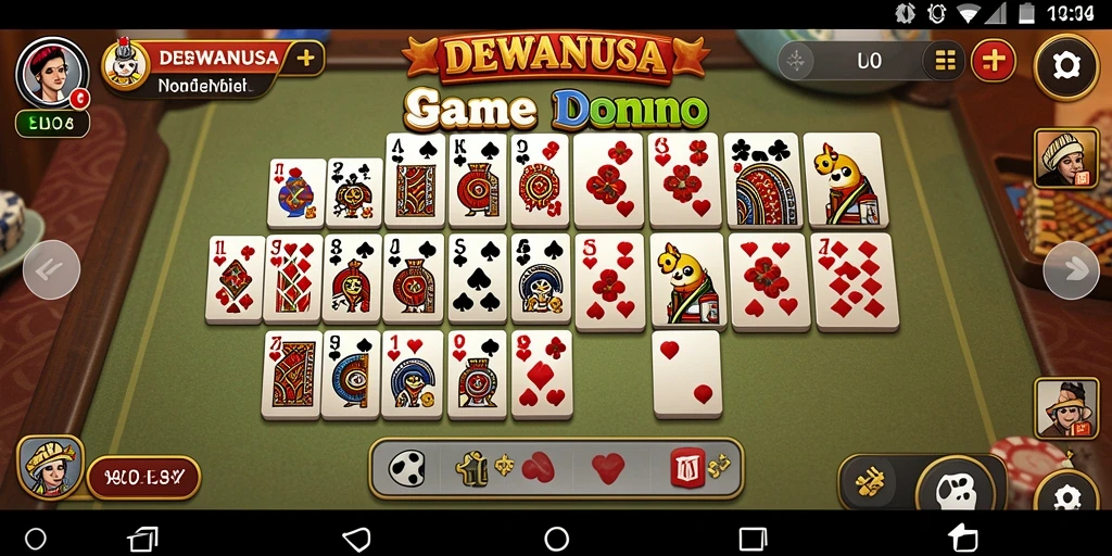 Tampilan gameplay DEWANUSA dengan suasana kompetitif yang seru.