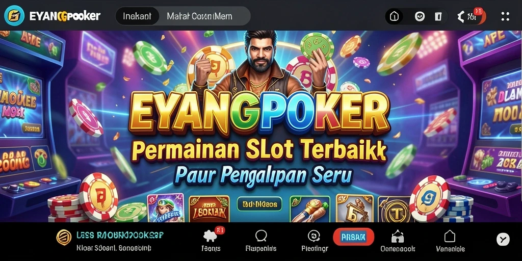 Gameplay menakjubkan EYANGPOKER yang penuh warna dan seru.
