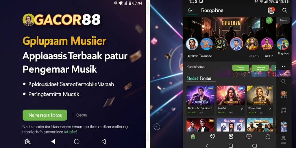 Screenshot GACOR88 menampilkan gameplay musik yang menarik.