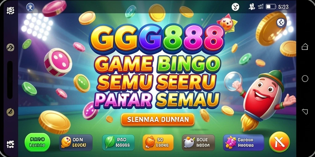 Tampilan menarik dari gameplay Bingo di GGG888.
