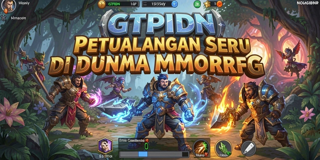 Tampilan grafis menakjubkan dari GTPIDN dalam gameplay MMORPG.