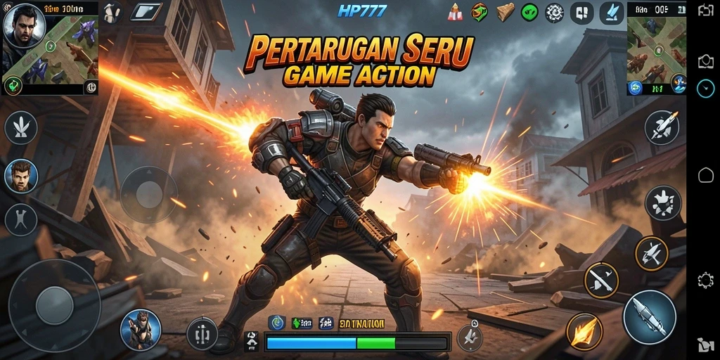 Screenshot gameplay HP777 menampilkan aksi seru dan grafis yang menawan.