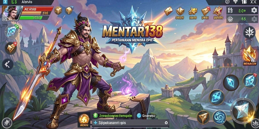 Gameplay seru MENTARI138 dalam mode Tower Defense.