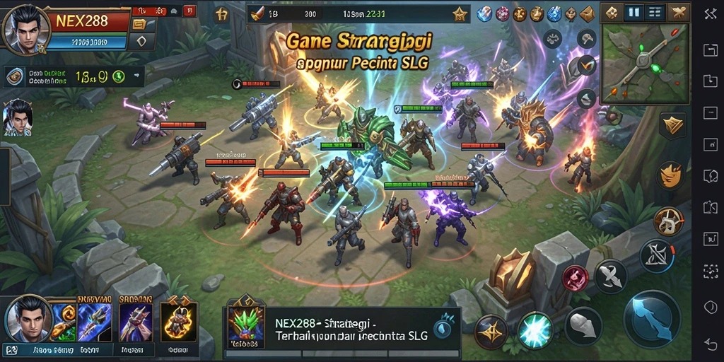 Tampilan gameplay NEX288 yang mendebarkan dan strategis.