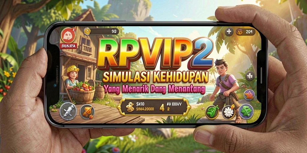 Tampilan gameplay RPVIP2 yang dinamis dan menarik