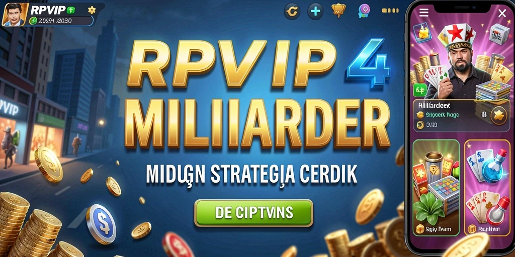 Tampilan gameplay RPVIP4 yang menarik dan dinamis dalam dunia Tycoon.