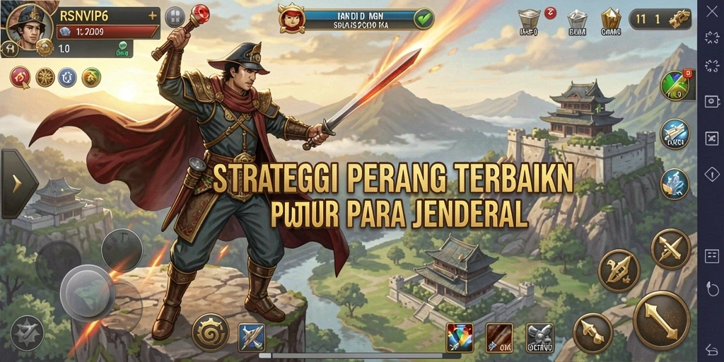 Tampilan gameplay RSNVIP6 dengan berbagai strategi dan unit tempur.