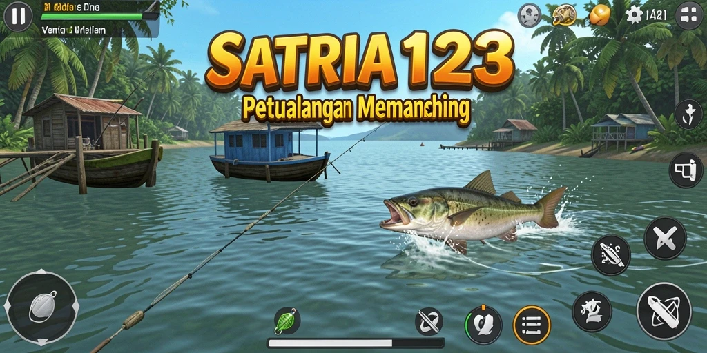 Gameplay menarik SATRIA123 dengan pengalaman memancing yang realistis.